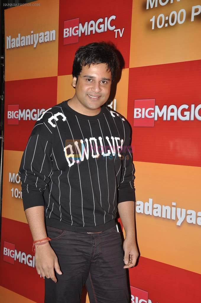 Krishna Abhishek at Big Magic launches new TV show Nadaniyaan in Big FM, Mumbai on 22nd Oct 2013