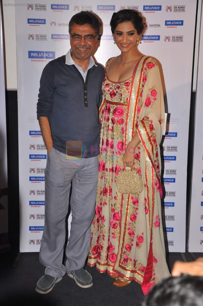 Sonam Kapoor at Mami fest in Metro, Mumbai on 23rd Oct 2013