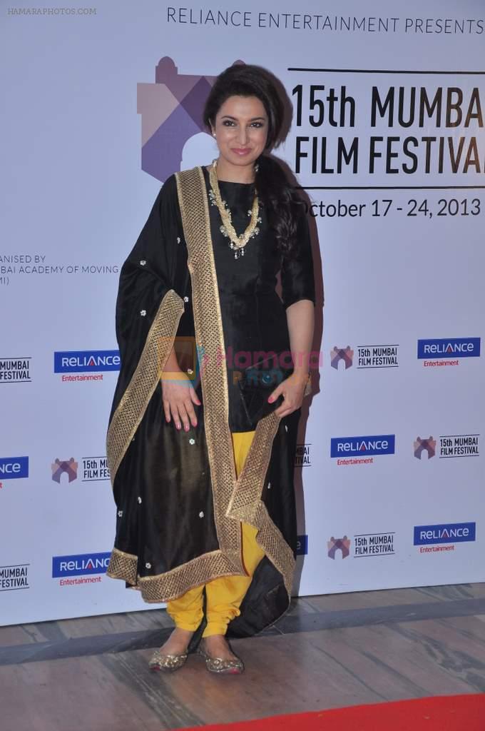 Tisca Chopra at 15th Mumbai Film Festival closing ceremony in Libert, Mumbai on 24th Oct 2013
