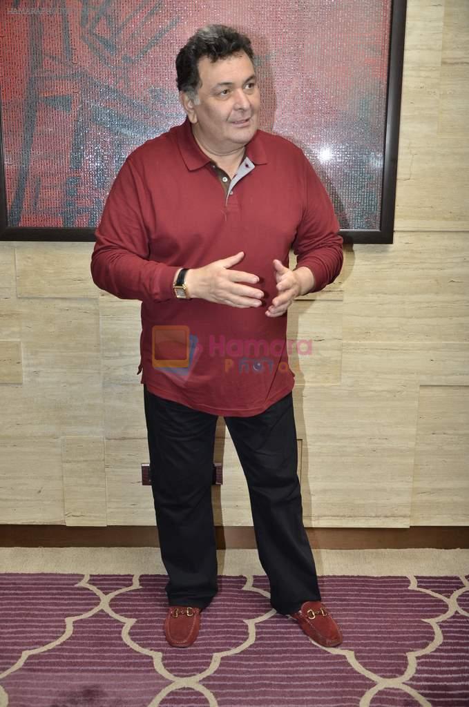 Rishi Kapoor at Asin's birthday bash in Mumbai on 25th Oct 2013
