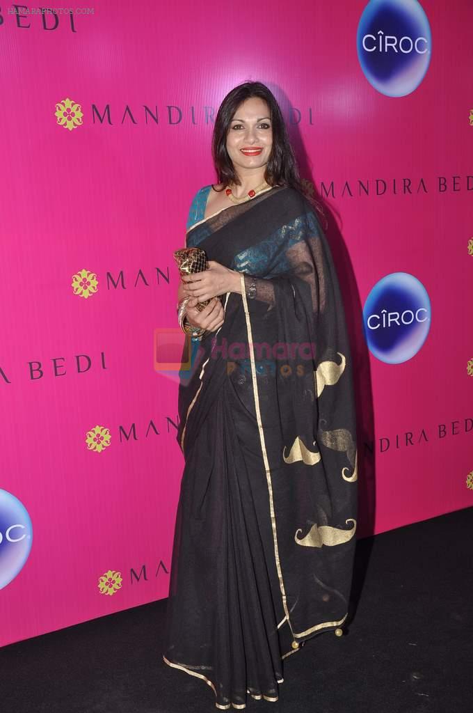Maria Goretti at the launch of Mandira Bedi's saree line in Khar, Mumbai on 26th Oct 2013