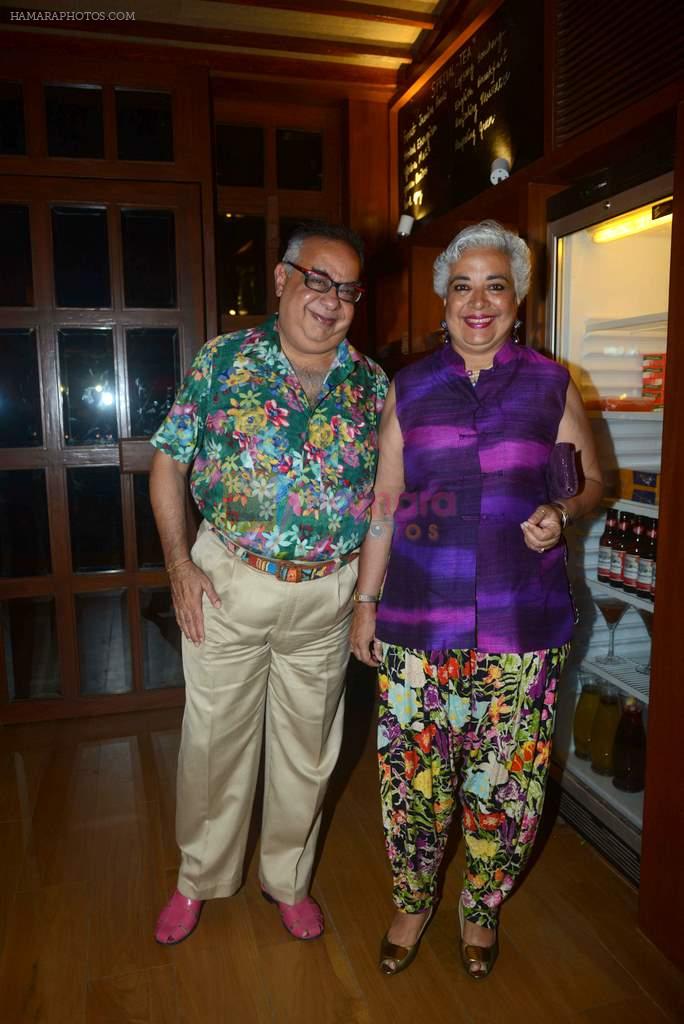 Jamal and Pravina Mecklai at Launch of Salt Water Cafe Churchgate