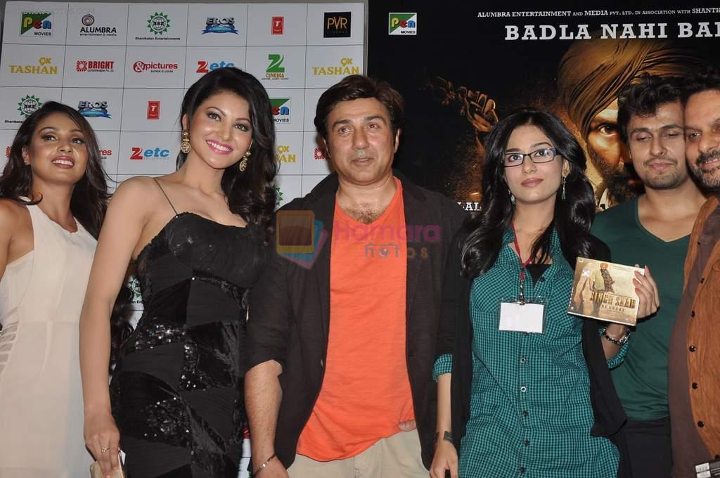 Urvashi Rautela, Sunny Deol, Amrita Rao at Singh Saheb the great press meet in Cinemax, Mumbai on 28th Oct 2013