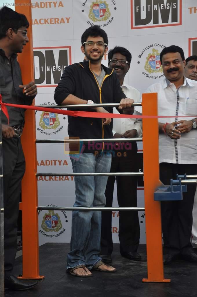 Aditya Thackeray launches DM fitness in Worli, Mumbai on 29th Oct 2013