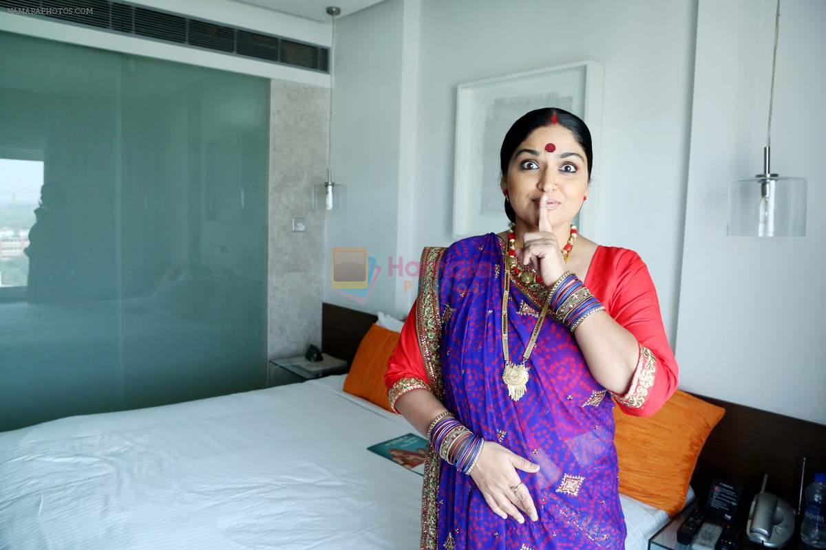 Indira Krishnan at promotional tour of Sahara one upcoming serial Firangi Bahu on 30th Oct 2013