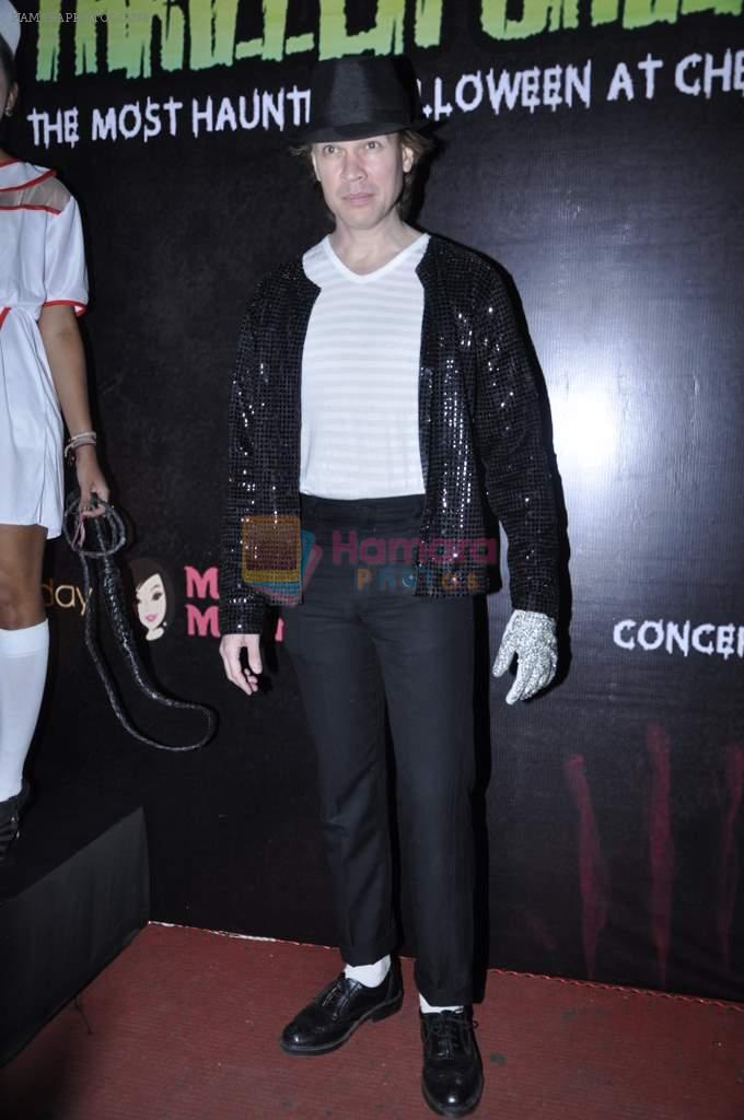 Luke Kenny at Sunny Sara and Yudhishtir hosted a scary Halloween Thriller Chillers in Mumbai on 31st Oct 2013
