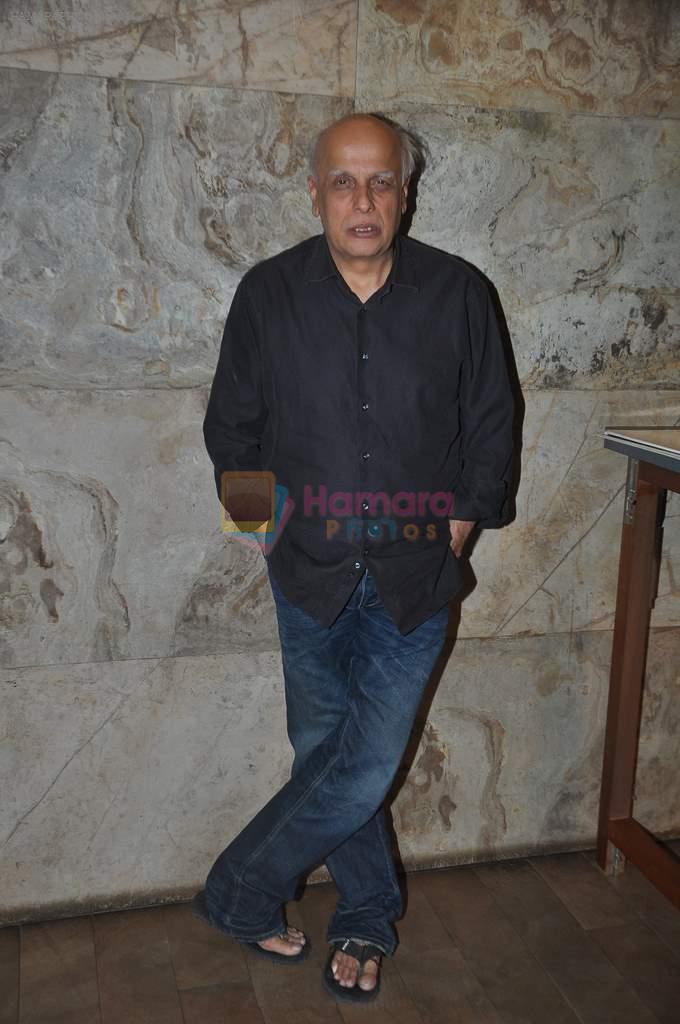 Mahesh Bhatt at  Ya Rab screening in Light Box, Mumbai on 2nd Nov 2013