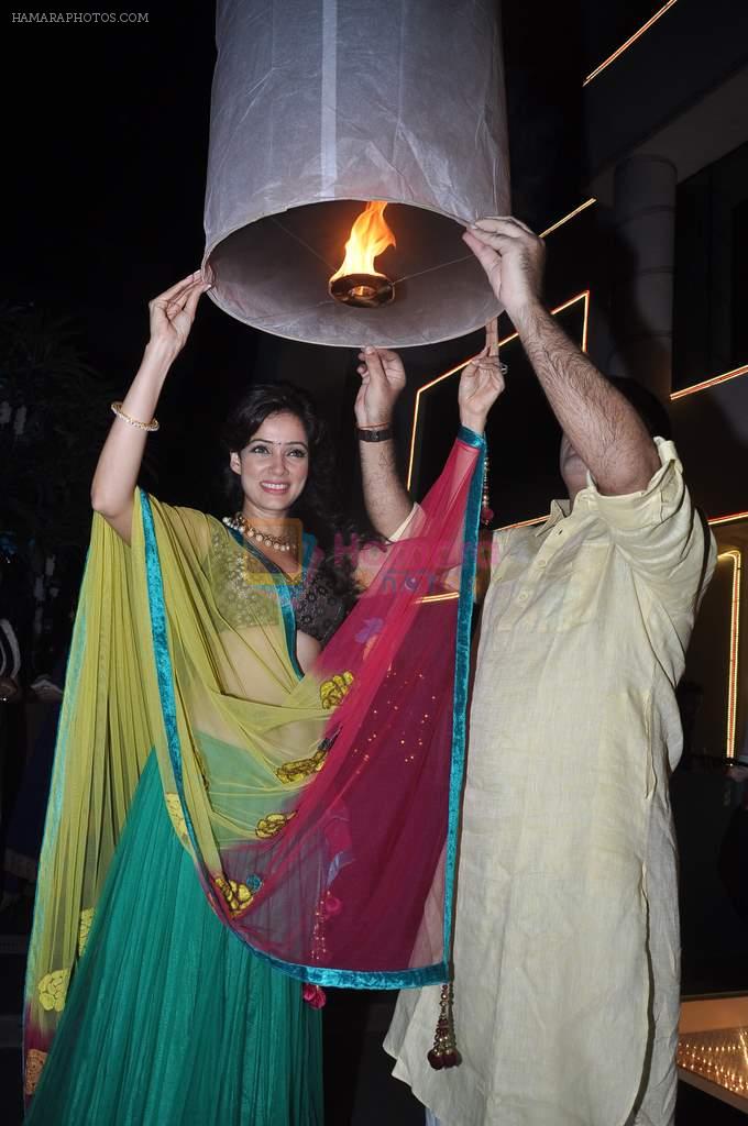 Vidya Malvade at Sachiin Joshi & Urvashi Sharma's Diwali party in Powai, Mumbai on 2nd Nov 2013