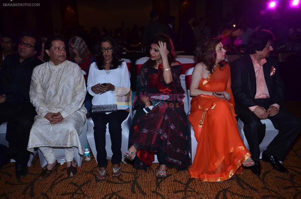 Anup Jalota, Bina Aziz at the launch of Sumeet Tappoo's album Destiny in Novotel, Mumbai on 5th Nov 2013