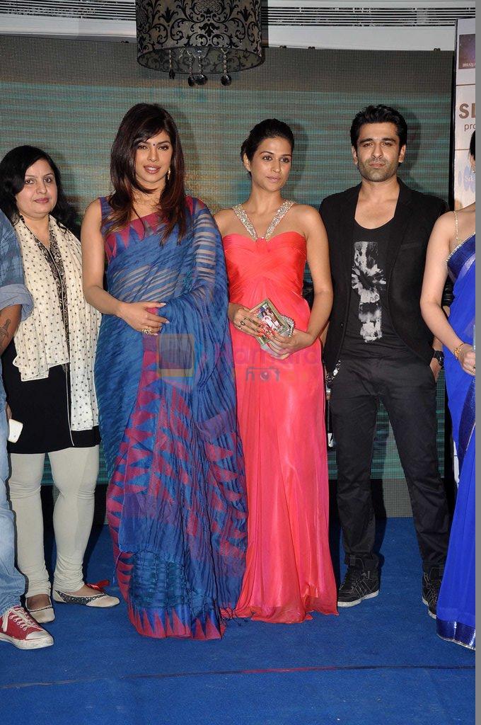 Priyanka Chopra, Shraddha Das, Eijaz Khan  at Lucky Kabootar music launch in Mumbai on 9th Nov 2013