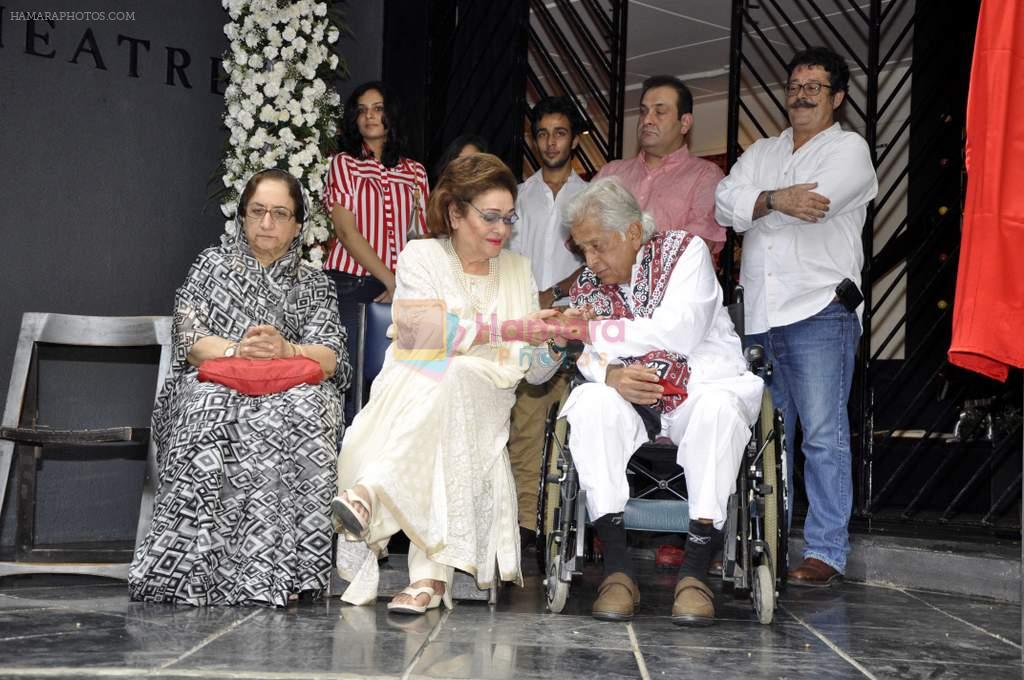 Shashi Kapoor's hand impression launch at Prithvi in Mumbai on 9th Nov 2013