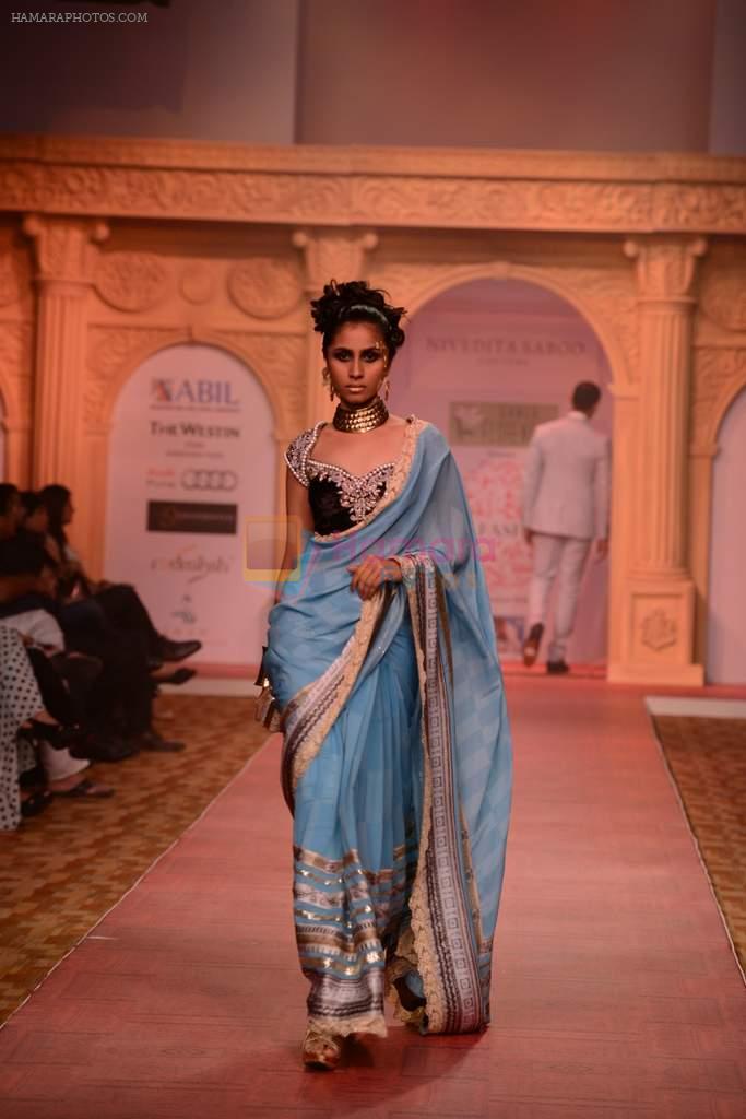 Model walks for Nivedita Saboo Show at ABIL Pune Fashion Week on 9th Nov 2013