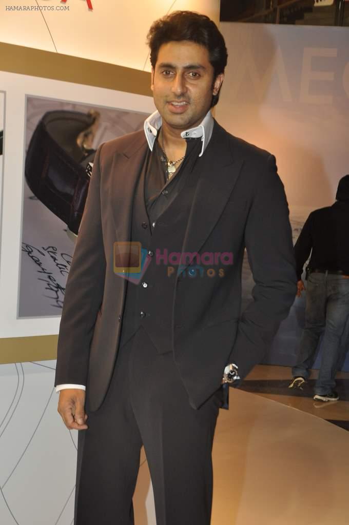 Abhishek Bachchan at the promotion of Omega watches in Malad, Mumbai on 13th Nov 2013