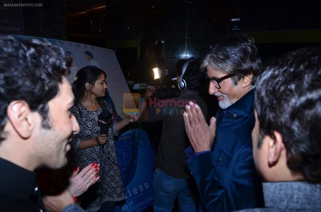 Amitabh Bachchan at the launch of Shekar Suman's debut directorial Heartless in PVR, Mumbai on 13th Nov 2013