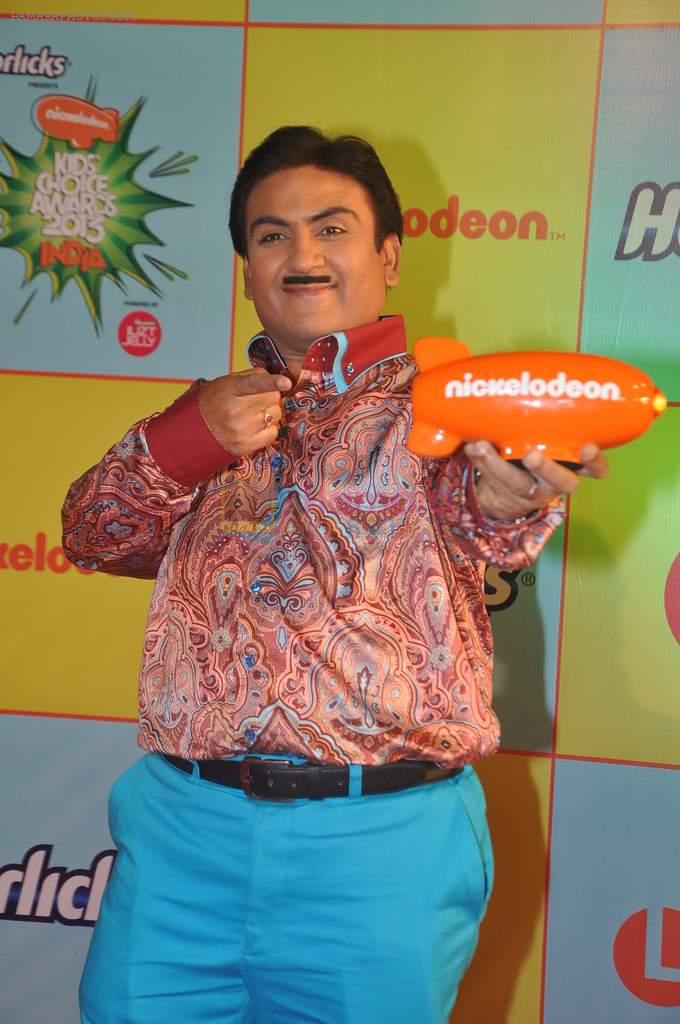 Dilip Joshi at Nickelodeon Kids Choice awards in Filmcity, Mumbai on 14th Nov 2013