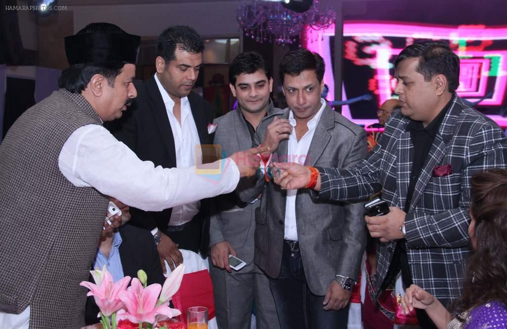Designer Asif Shah & Madhur Bhandarkar at Karan Raj's engagement party
