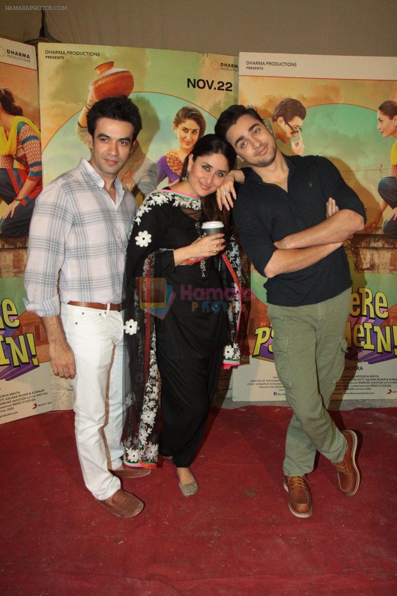 Imran Khan, Kareena Kapoor, Punit Malhotra promotes Gori Tere Pyaar Mein in Mehboob Studio on 17th Nov 2013