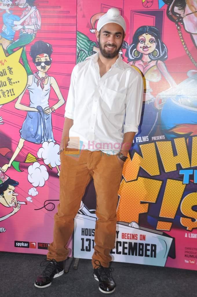 Manjot Singh at What The Fish film in PVR, Mumbai on 19th Nov 2013
