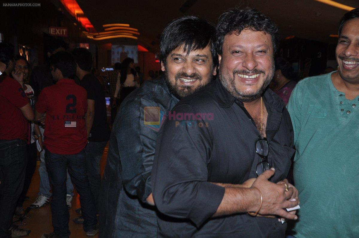 Tigmanshu, Wajid Ali  Dhulia at Bullett Raja Screening in Cinemax, Mumbai on 28th Nov 2013