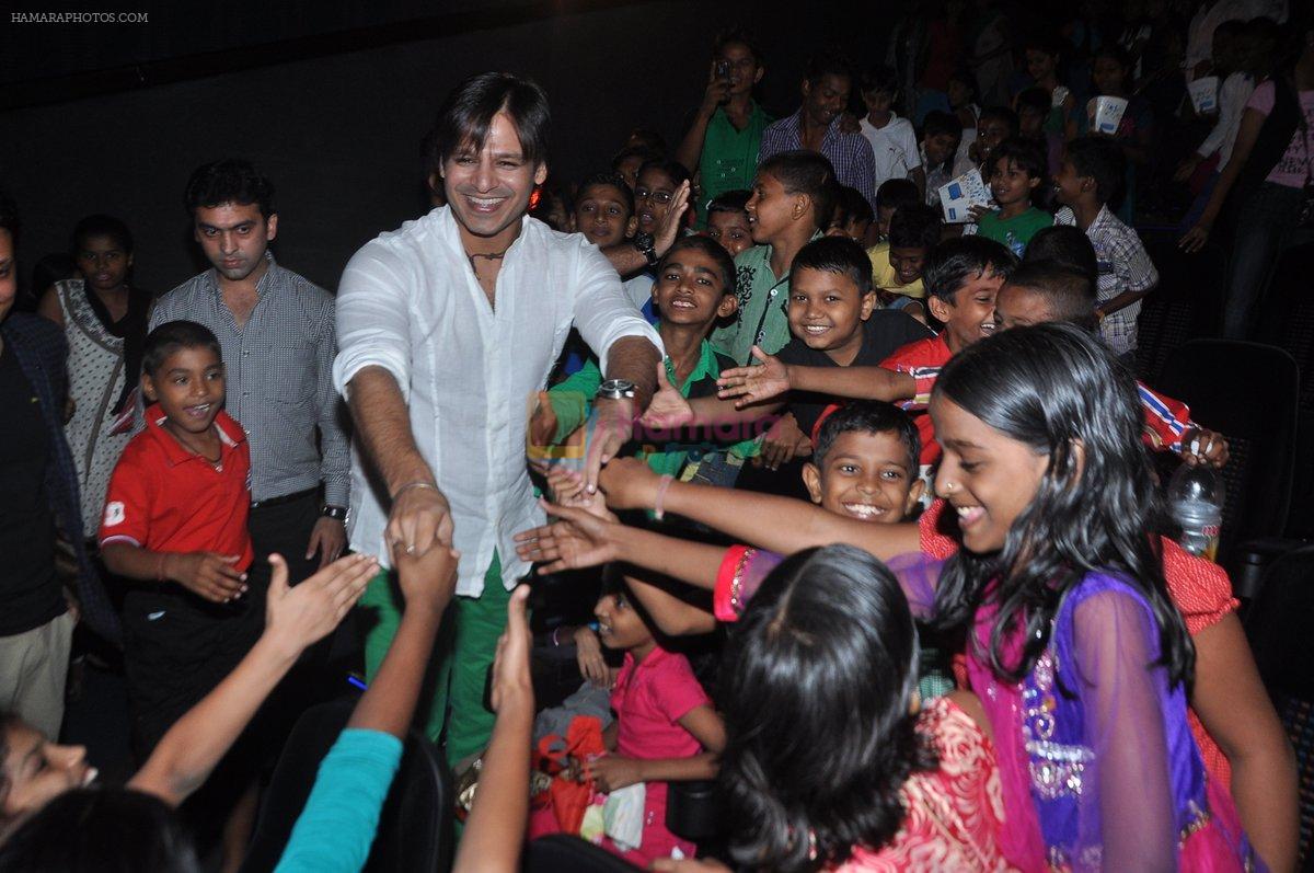 Vivek Oberoi at Krrish Special screening for Kids in Cinepolis, Mumbai on 28th Nov 2013