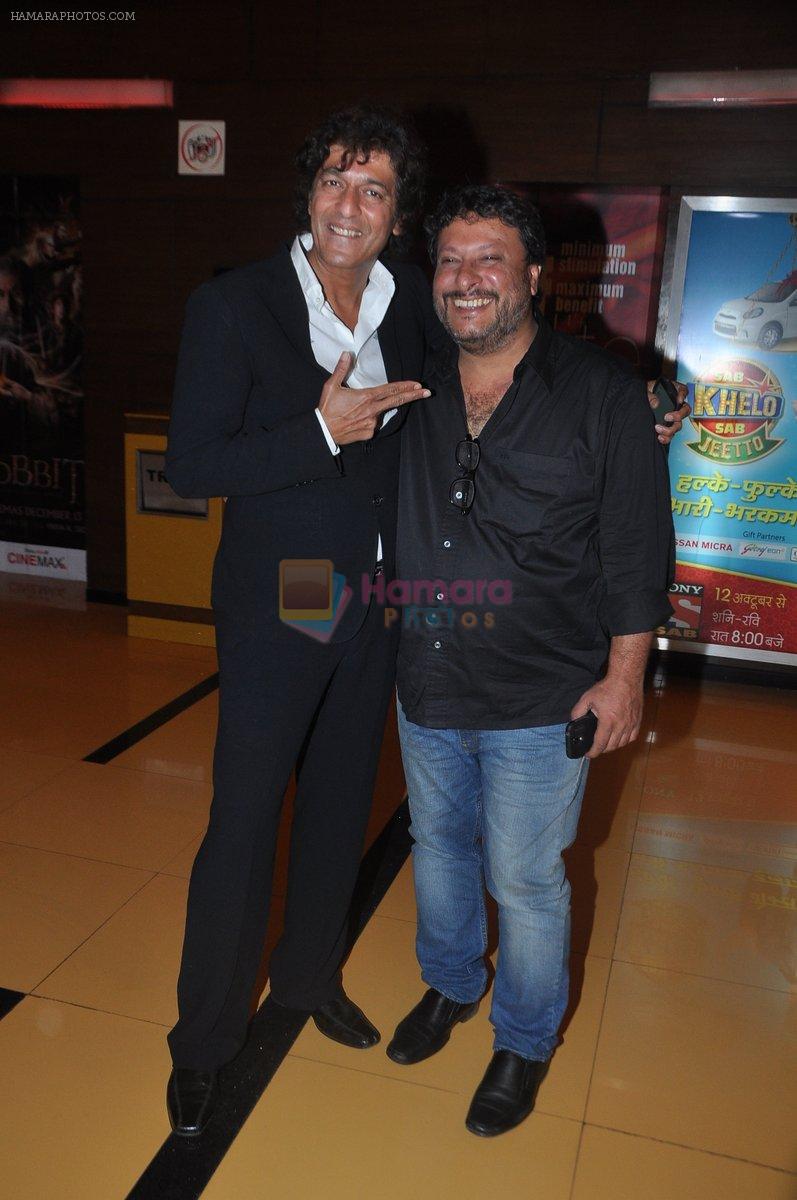 Chunky Pandey, Tigmanshu Dhulia at Bullett Raja Screening in Cinemax, Mumbai on 28th Nov 2013