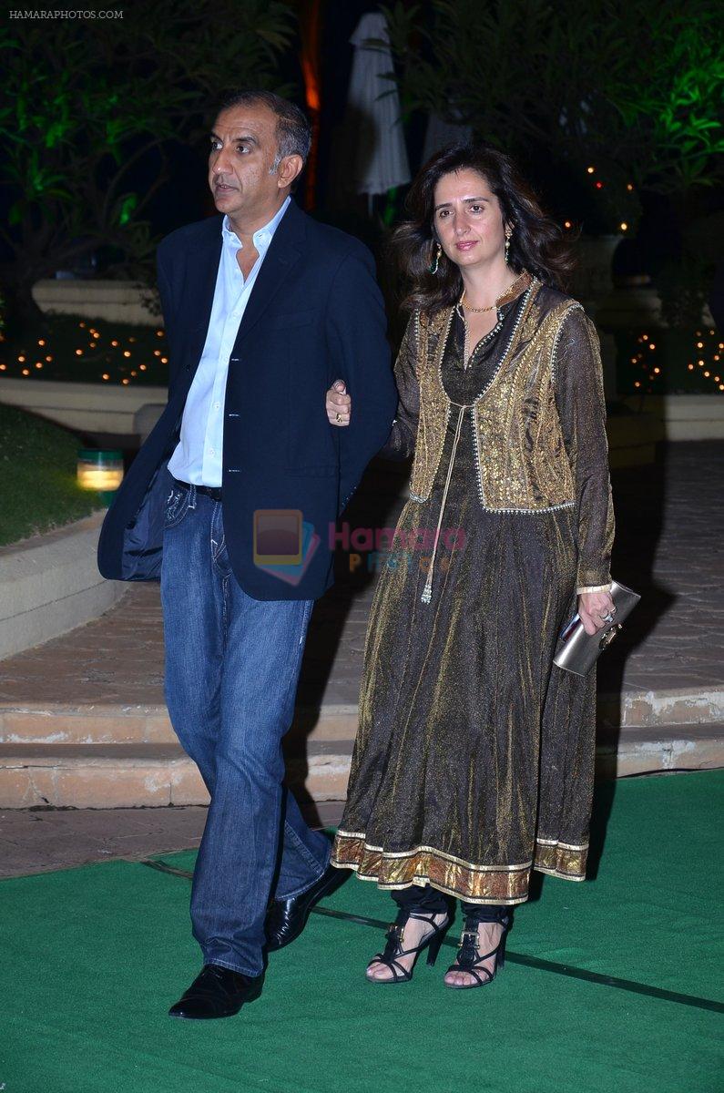 at Vishesh Bhatt's Wedding Reception in Taj Land's End, Bandra, Mumbai on 28th Nov 2013