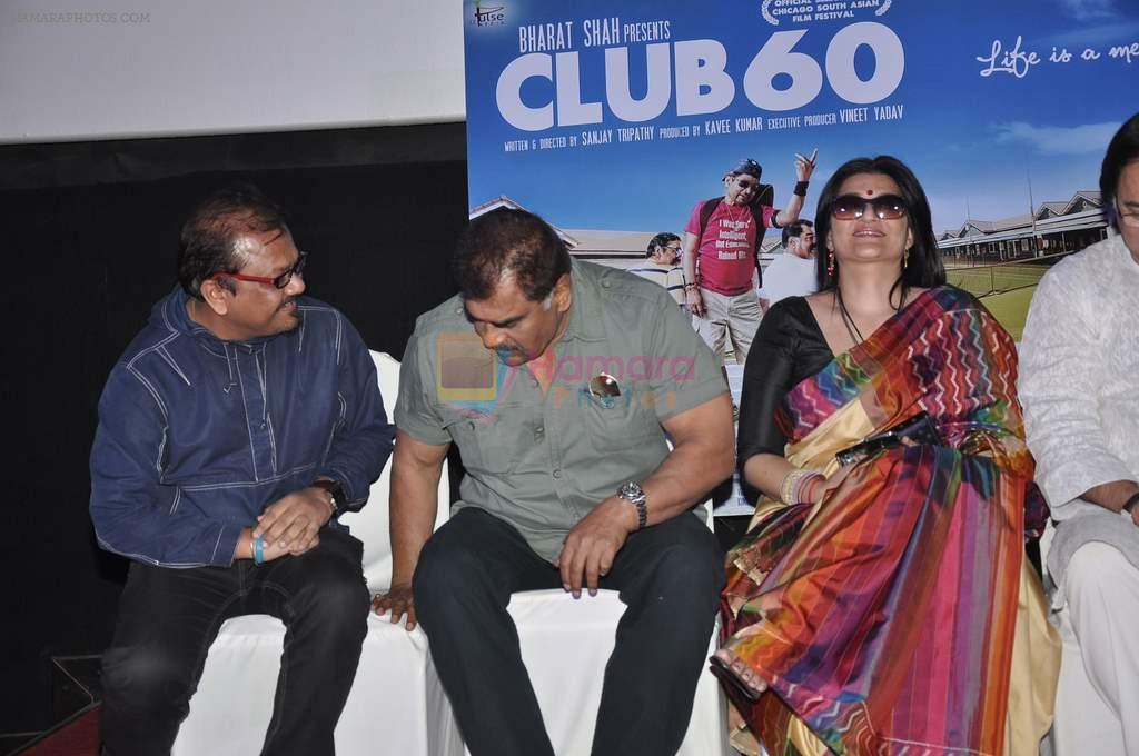 Sarika, Sharat Saxena at Club 60 press meet in PVR, Mumbai on 30th Nov 2013