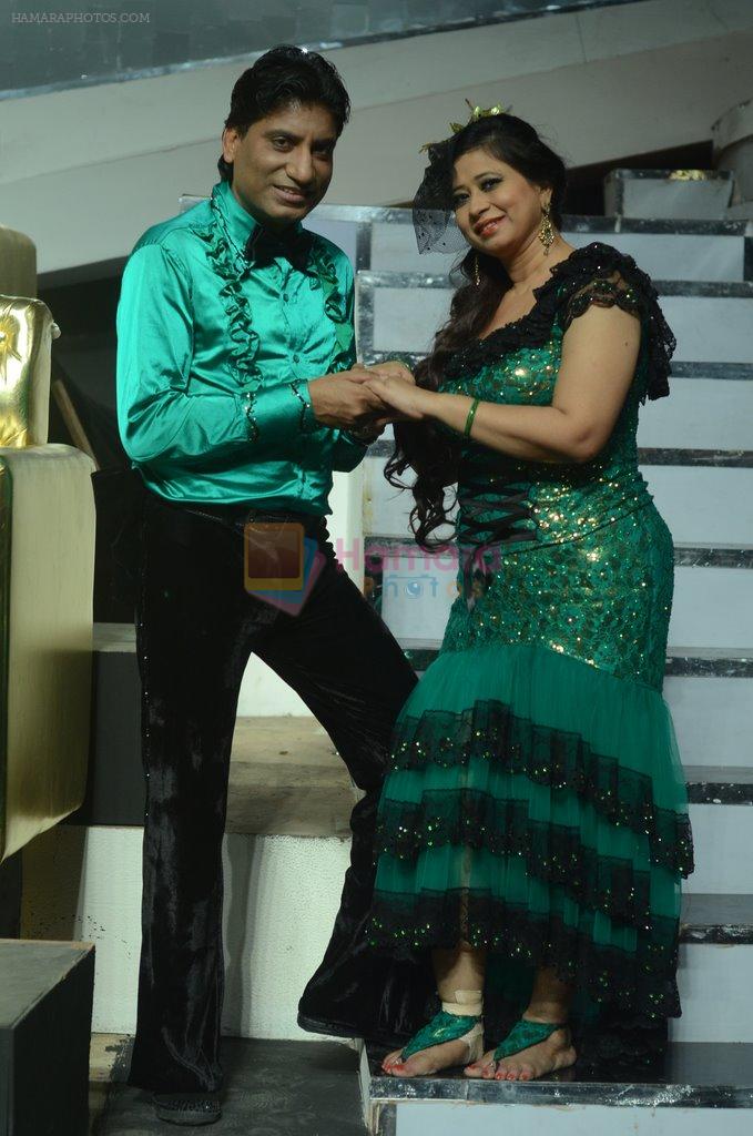 on the sets on Nach Baliye 6 in Filmistan, Mumbai on 3rd Dec 2013