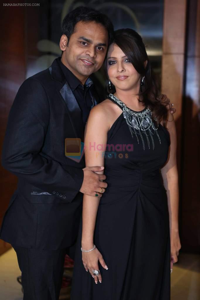 Hosts Dolly and Vijay Bhatter at India Forums.com 10th anniversary bash in mumbai on 9th Dec 2013