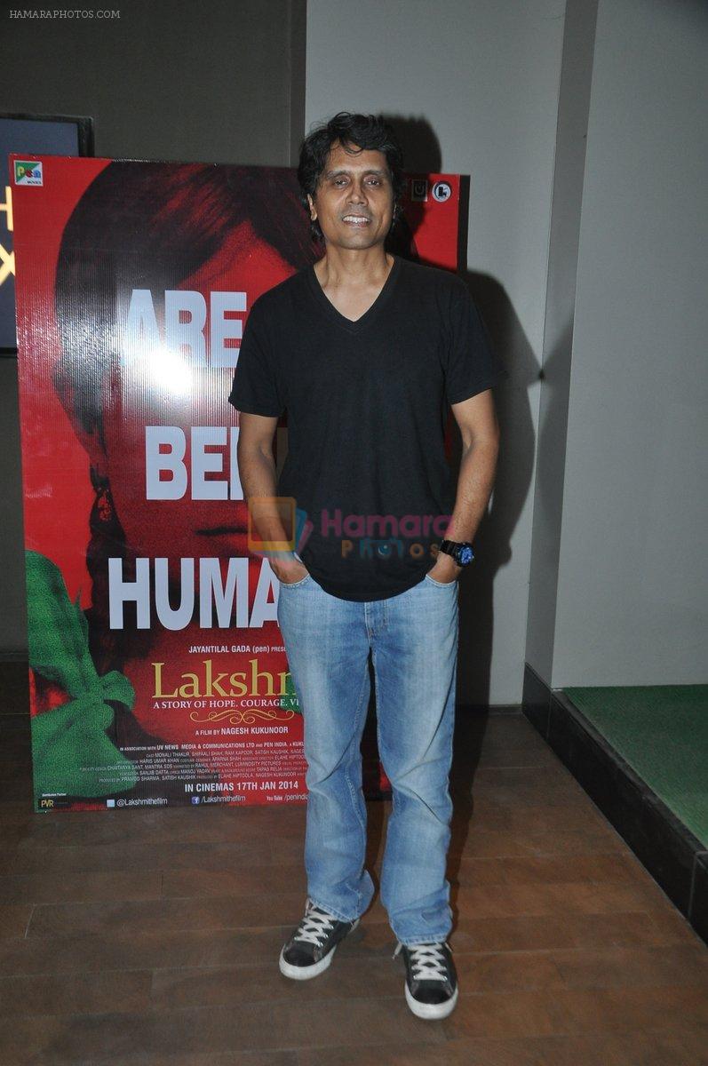 Nagesh Kukunoor at the Special screening of Lakshmi in Lightbox, Mumbai on 10th Dec 2013