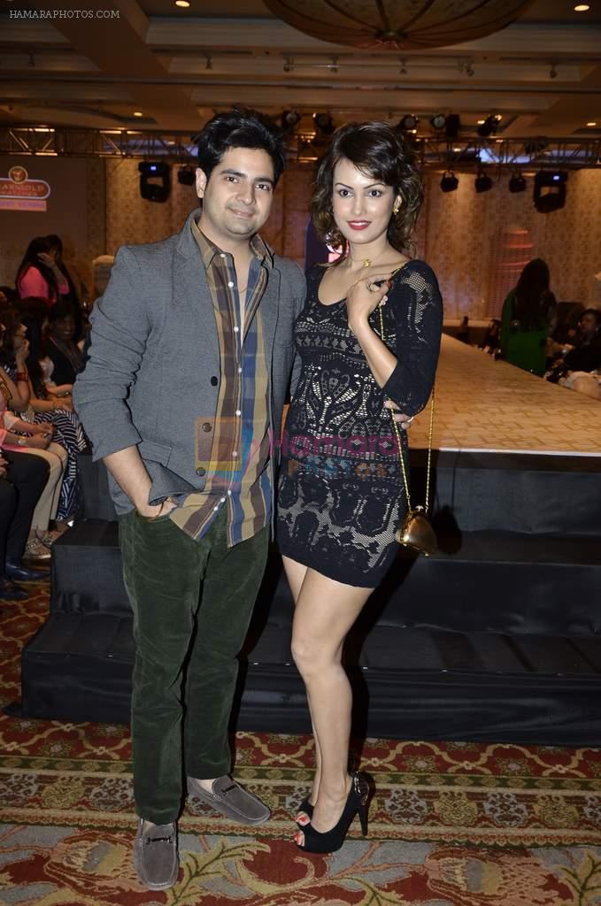 Nikita Rawal, Karan Mehra at Rohit Verma's show for Marigold Watches in J W Marriott, Mumbai on 11th Dec 2013
