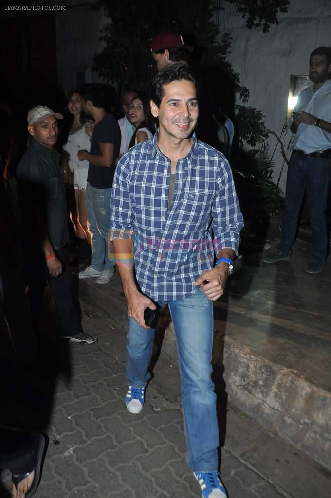 Dino Morea snapped at Olive on 12th Dec 2013