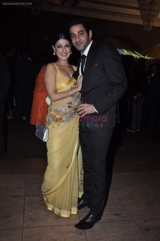 at Sargun Mehta and Ravi Dubey's wedding bash at The Club, Mumbai on 13th Dec 2013