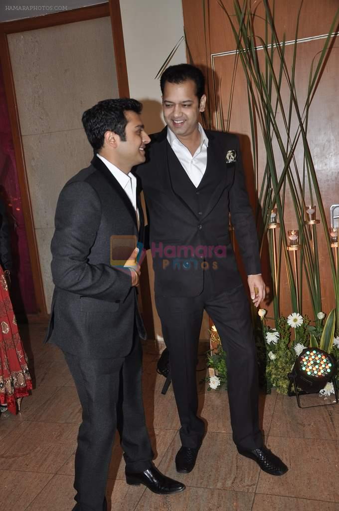 Rahul Mahajan at Sargun Mehta and Ravi Dubey's wedding bash in The Club, Mumbai on 13th Dec 2013