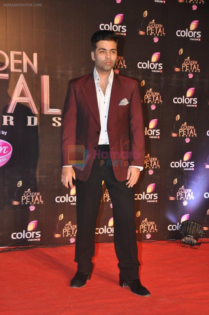 Karan Johar at Colors Golden Petal Awards 2013 in BKC, Mumbai on 14th Dec 2013