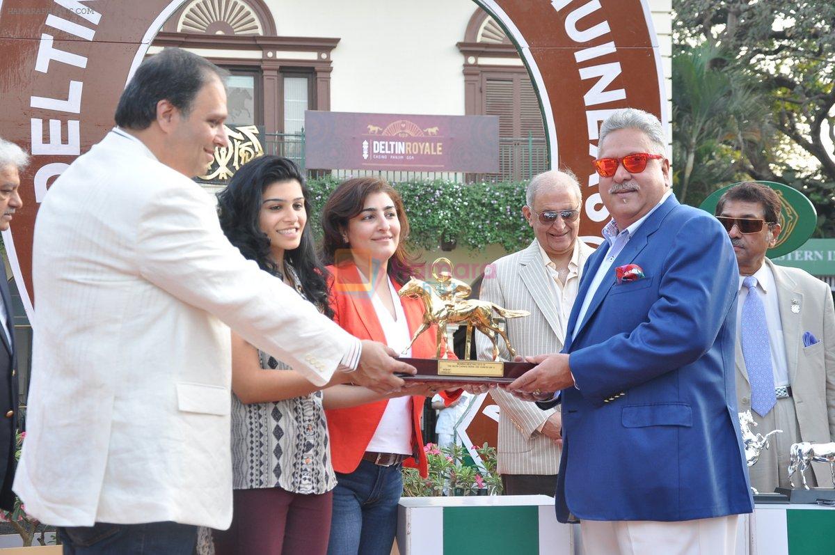 Vijay Mallya wins at the Deltin Casino Derby in Mumbai on 15th Dec 2013