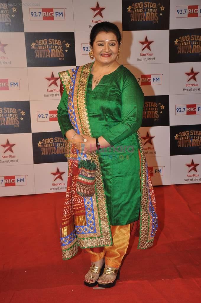 Apara Mehta at Big Star Awards red carpet in Andheri, Mumbai on 18th Dec 2013