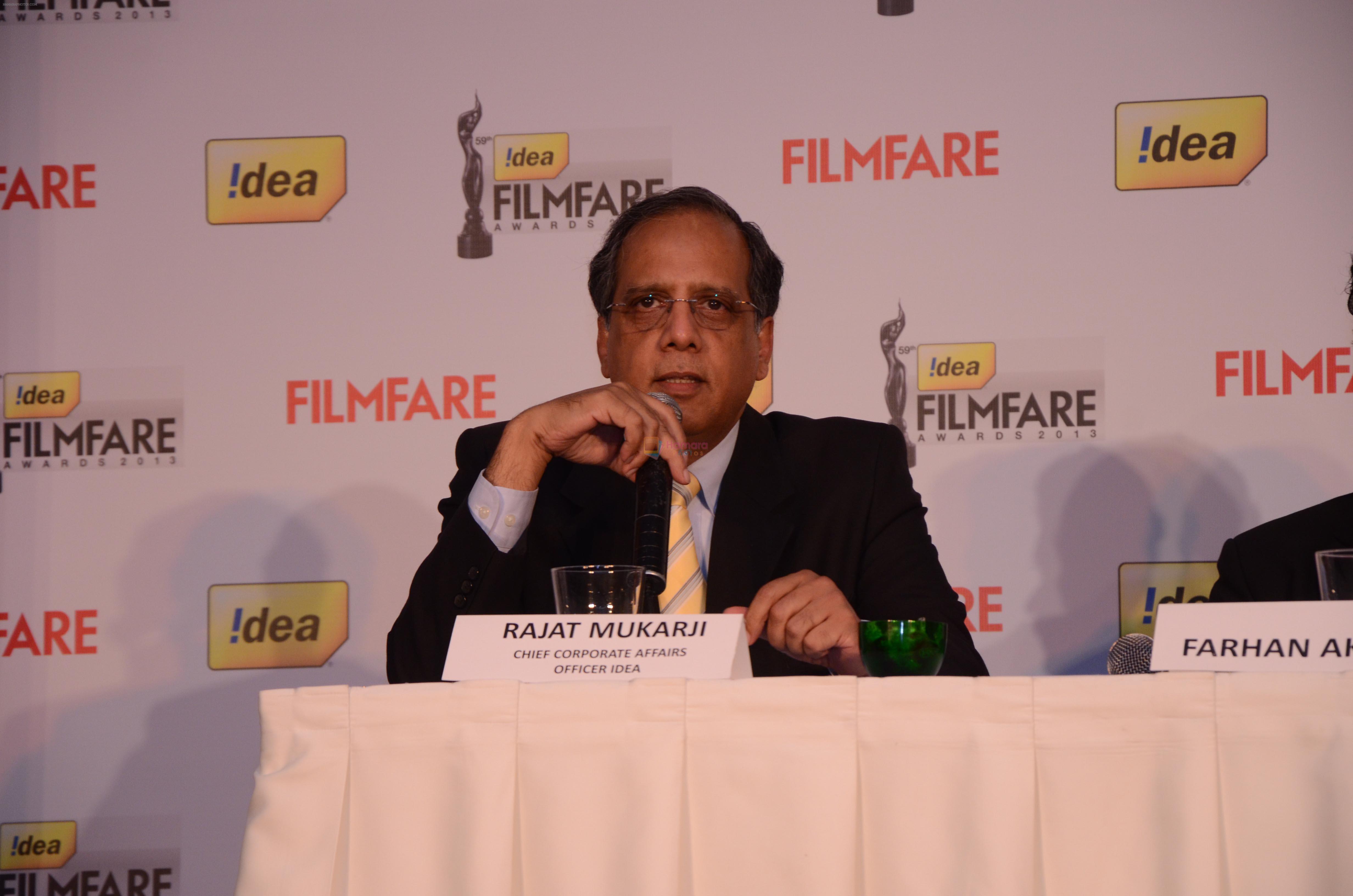 Mr. Rajat Mukarji at the _59th !dea Filmfare Awards 2013_ Press Conference in Delhi