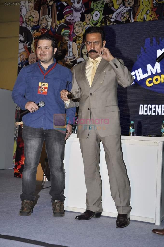 Gulshan Grover at Comic Con in NSE, Mumbai on 21st Dec 2013