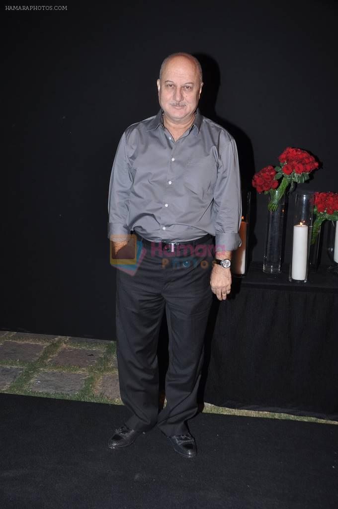 Anupam Kher at Deepika's success bash in Four Seasons, Mumbai on 21st Dec 2013