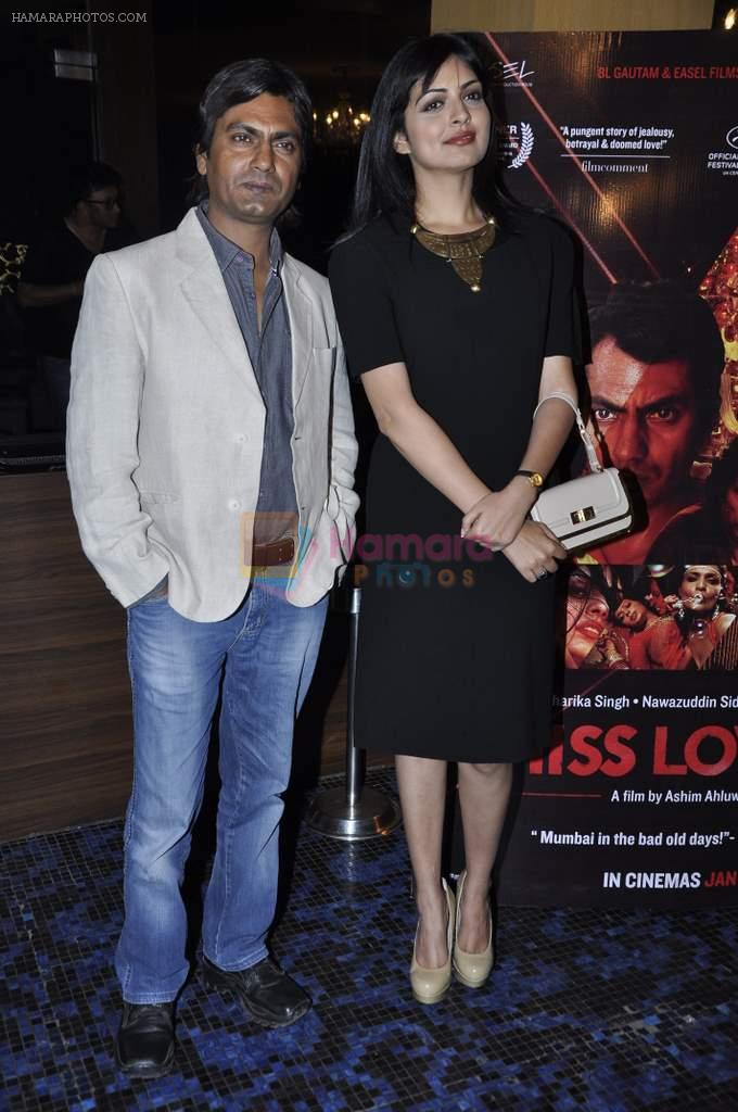 Nawazuddin Siddiqui, Niharika Singh at the Promotion of film Miss Lovely in Aurus, Mumbai on 23rd Dec 2013