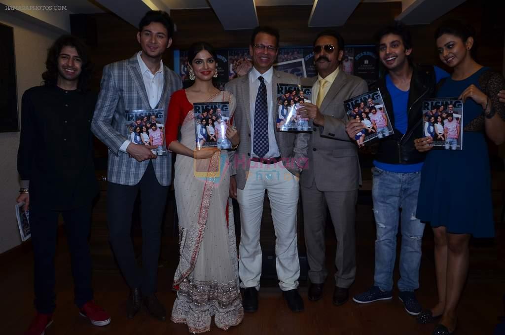 Shreyas Pardiwalla, Divya Khosla, Gulshan Grover, Himansh Kohli, Rakul Preet,Dev sharma unveils latest issue of The Rising Star Magazine in Magna House on 23rd Dec 2013 (1
