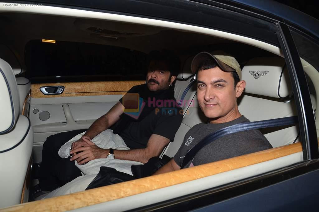Aamir Khan at Salman's B_day Bash in Panvel, Mumbai on 26th Dec 2013
