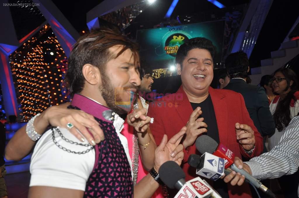 Shilpa Shetty, Sajid Khan, Terence Lewis at Nach Baliye new year's celeberations in Mumbai on 30th Dec 2013