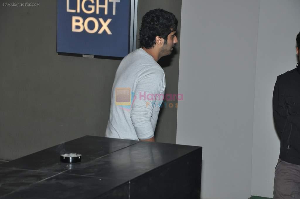 Arjun Kapoor at Lightbox in Santacruz, Mumbai on 6th Jan 2014