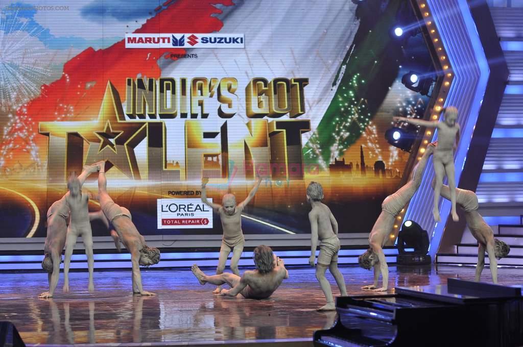 at the Launch of India's Got Talent in Filmcity, Mumbai on 7th Jan 2014