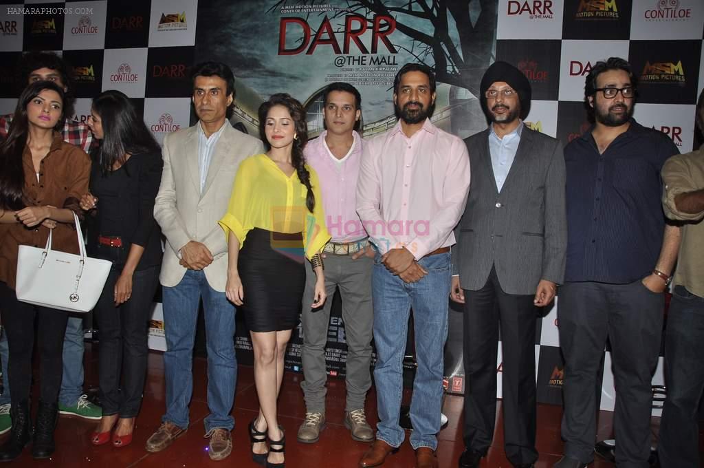 Nushrat Bharucha, Jimmy Shergill, Nivedita Bhattacharya, Pawan Kripalani,Asif Basra at the First look launch of Darr @The Mall in Cinemax, Mumbai on 7th Jan 201