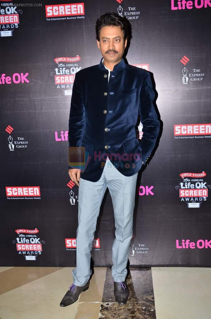 Irrfan Khan at Screen Awards Nomination Party in J W Marriott, Mumbai on 7th Jan 2014