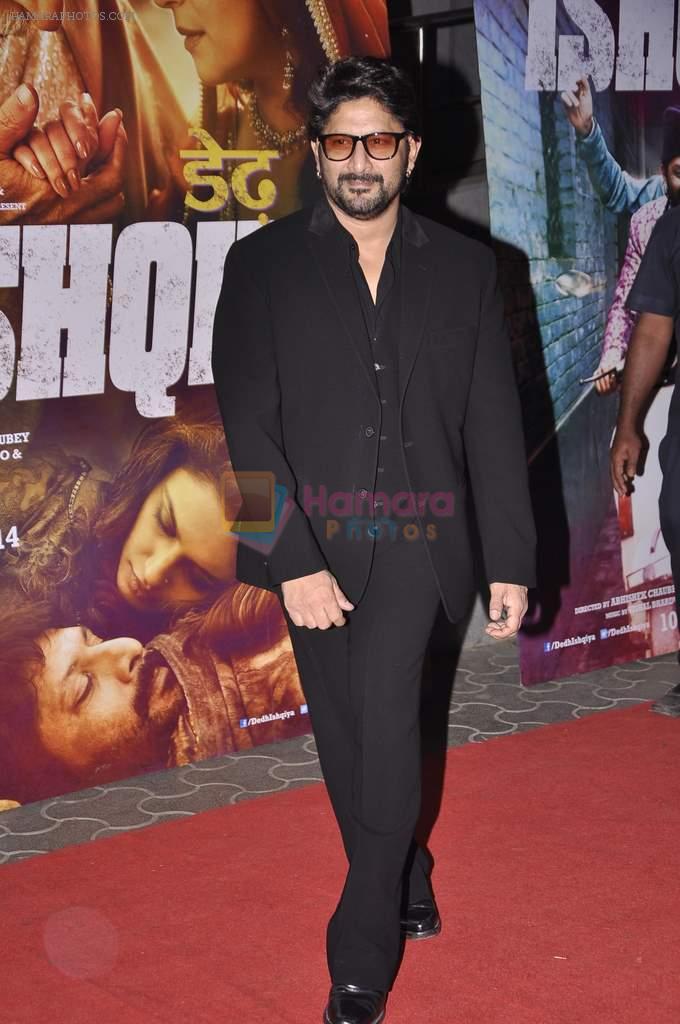 Arshad Warsi at Dedh Ishqiya premiere in Cinemax, Mumbai on 9th Jan 2014