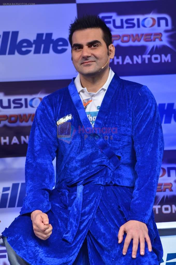 Arbaaz Khan at Gillette promotional event in Mehboob, Mumbai on 9th Jan 2014